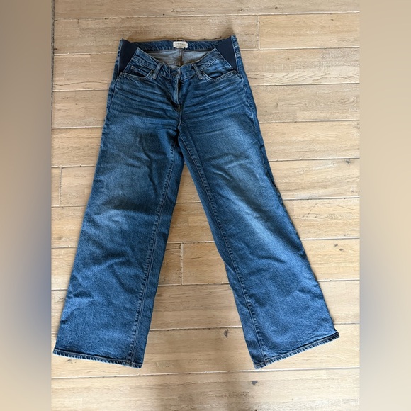 Hatch Relaxed Maternity Wide Leg Jeans - Picture 4 of 5